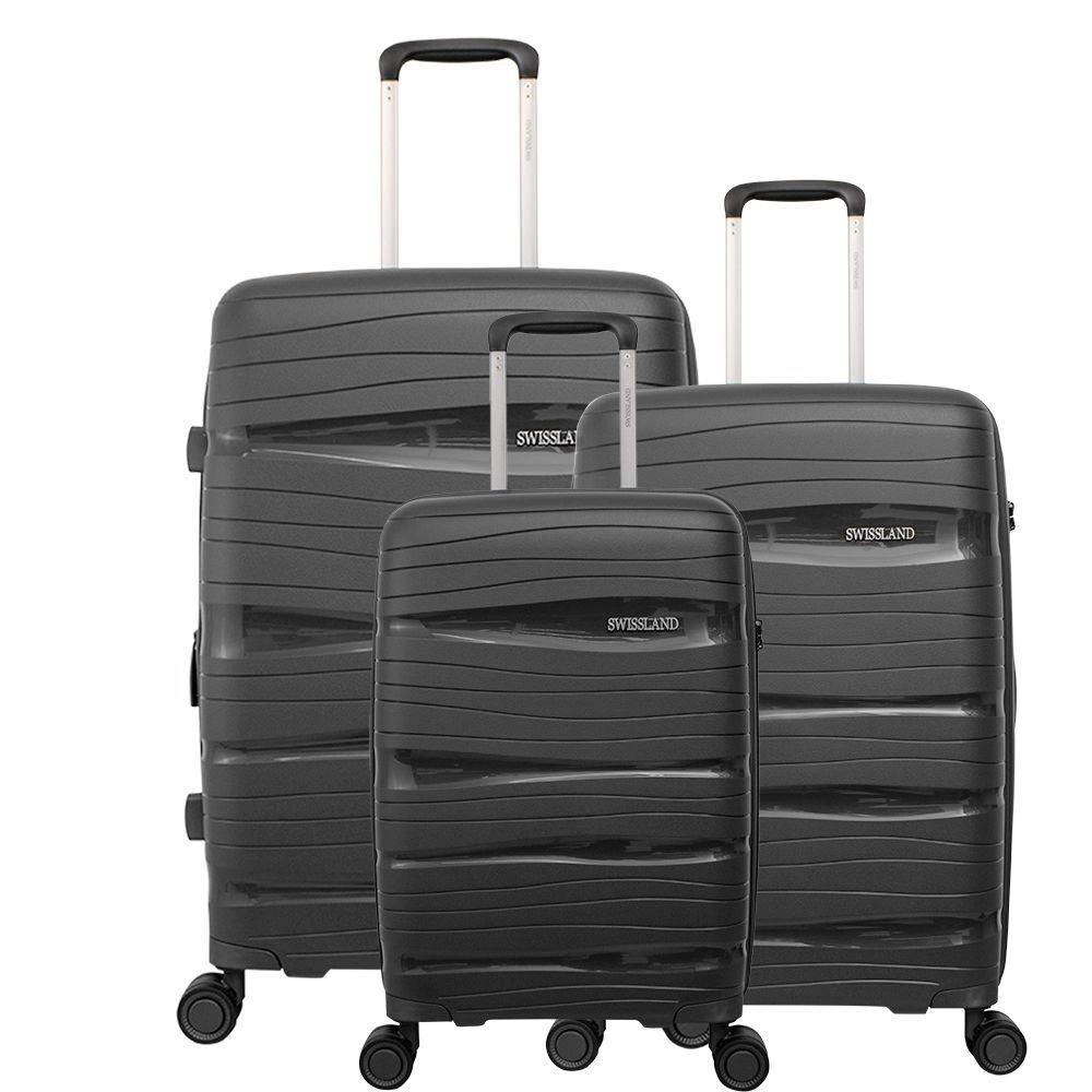 Conjunto de Malas Expansível Polipropileno Swissland Ys21196 Rodas