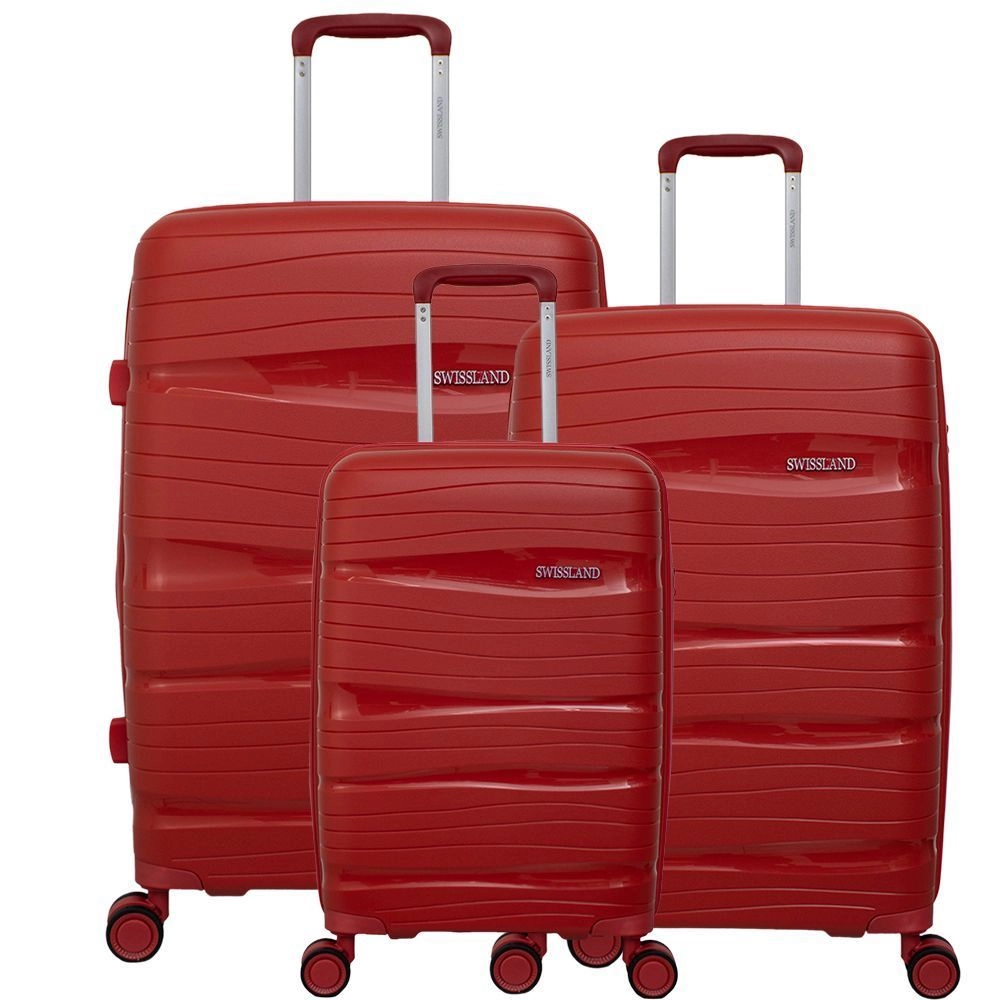 Conjunto de Malas Expansível Polipropileno Swissland Ys21196 Rodas