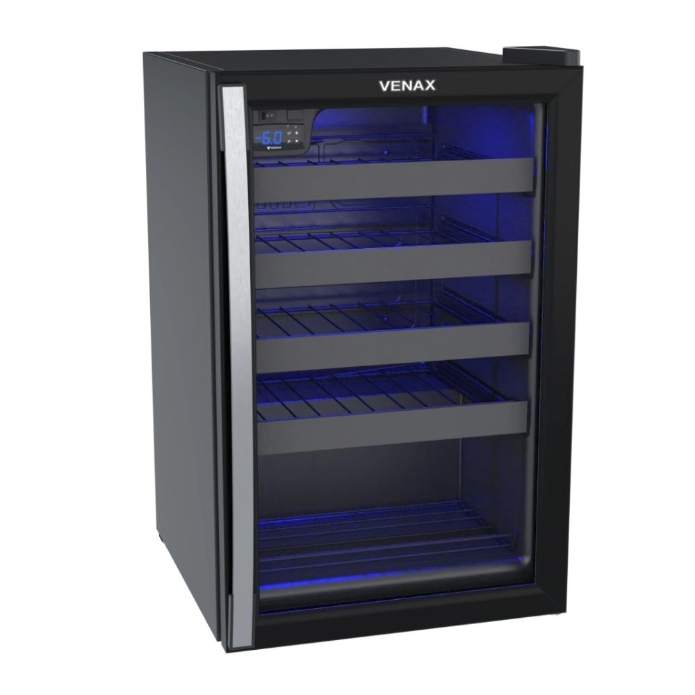 Adega Climatizada Venax Piubella 100 82l 24 Garrafas Preto 127v