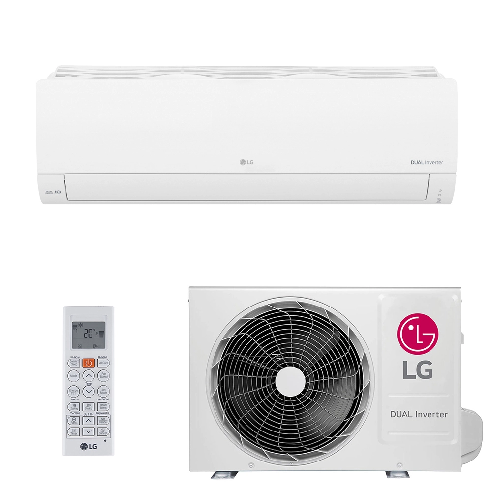 Ar Condicionado Lg S3-q09 Dual Inverter Compact +ai 9.000 Btu Frio Branco 220v