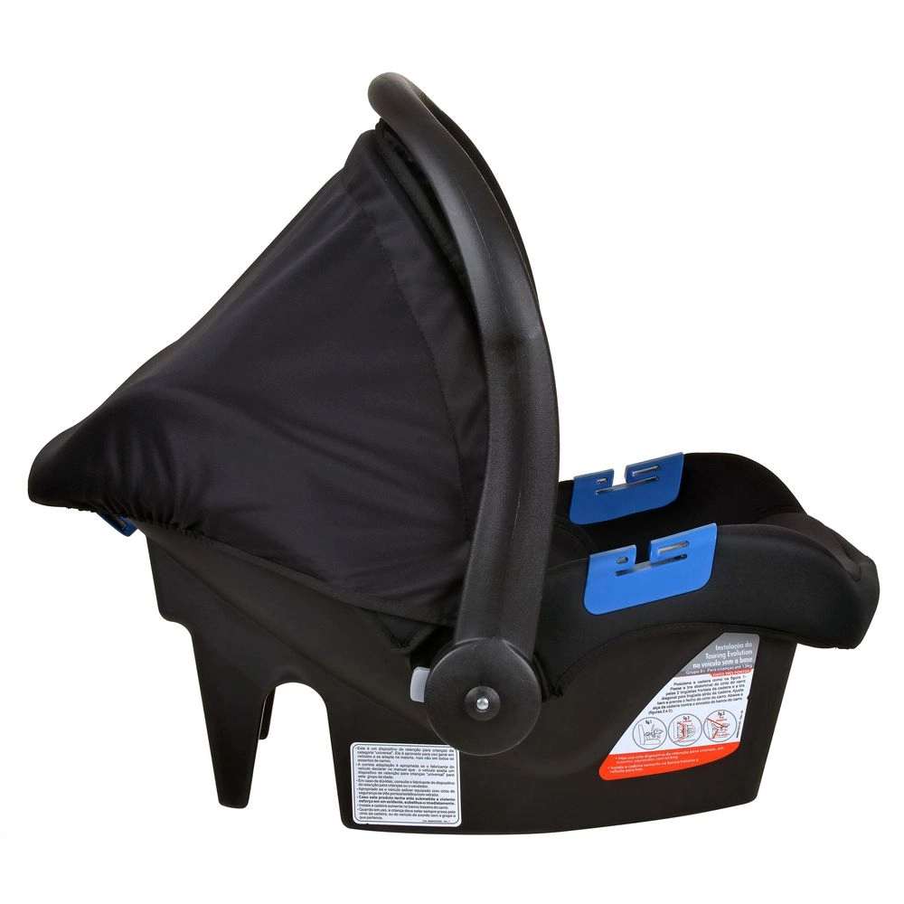 Bebê Conforto Burigotto Touring X de 0 até 13 Kg Black Preto