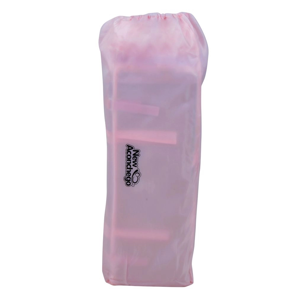 Berço Portatil Cercado Burigotto New Aconchego com Trocador e Mosquiteiro Pink Rosa