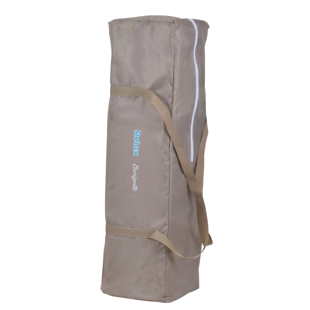 Berço Portatil Cercado Burigotto Relax com Mosquiteiro até 15 Kg Bege