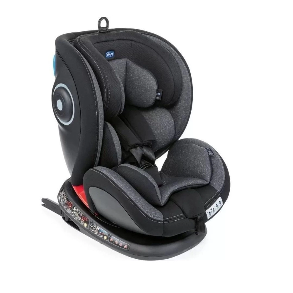 Cadeira para Auto Chicco Seat4fix Ombra 0 a 36 Kg com Isofix Cinza com Preto