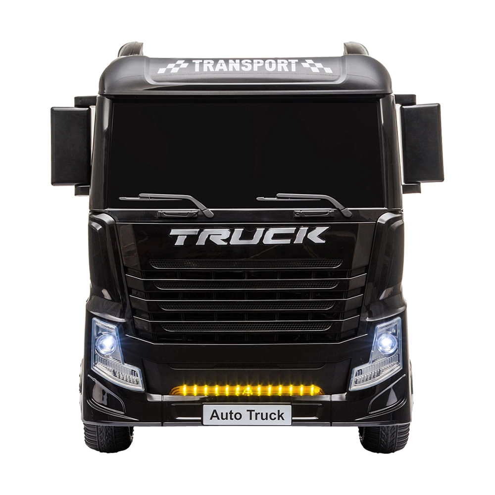 Caminhão Elétrico Infantil Bel Brink sem Carreta (Baú) 12v Preto
