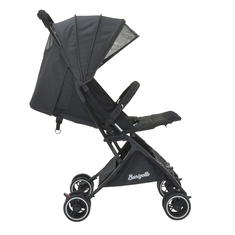 Carrinho de Bebê Burigotto It Compacto para Passeio até 15kg Preto