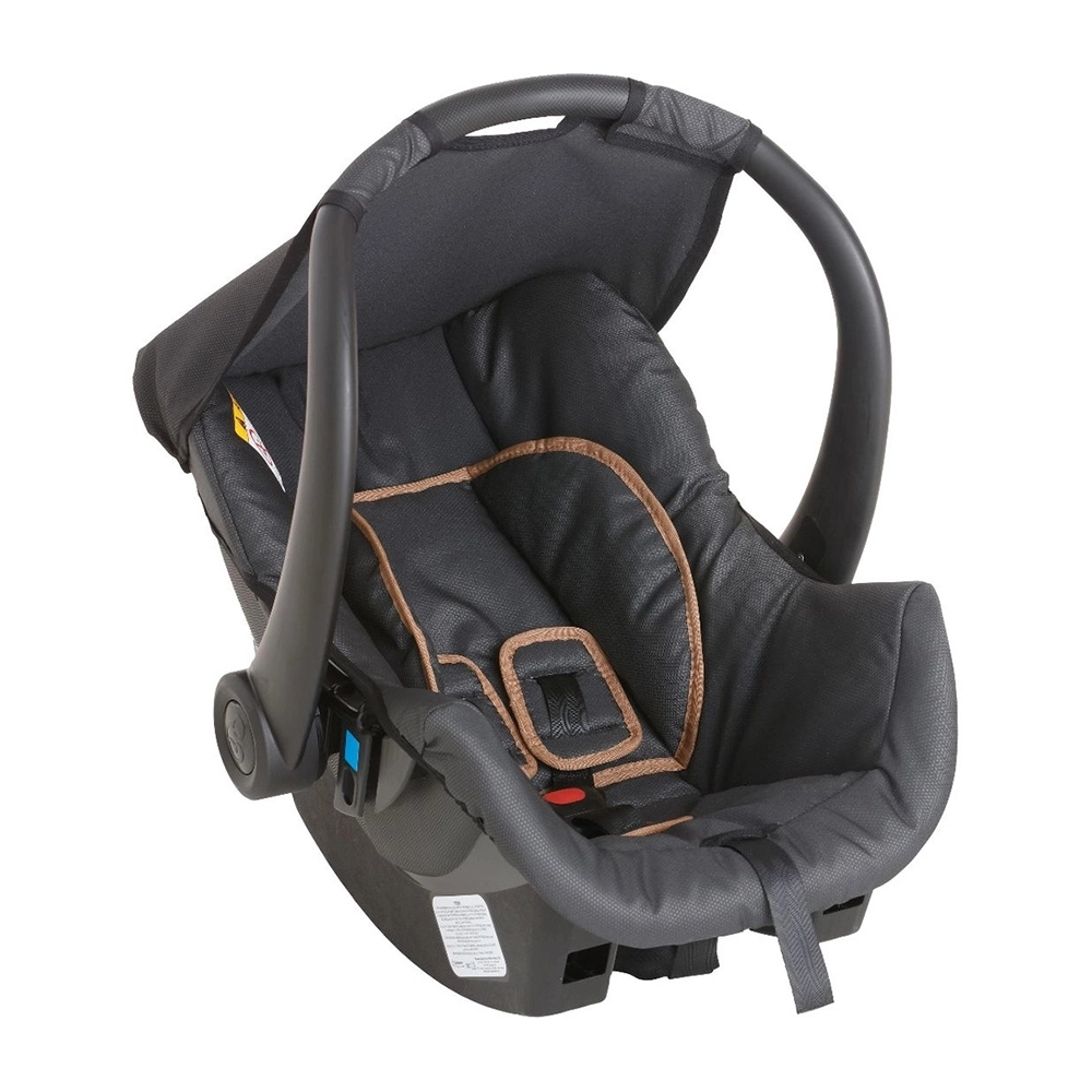 Carrinho de Bebê Capri Travel System Galzerano Onix com Bebê Conforto Caramelo