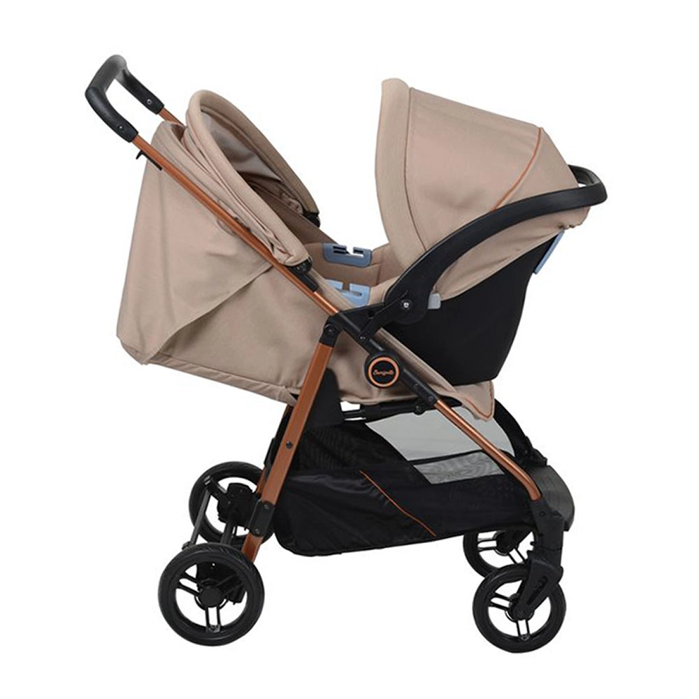 Carrinho de Bebê com Bebê Conforto Burigotto Travel System Lui e Materna
