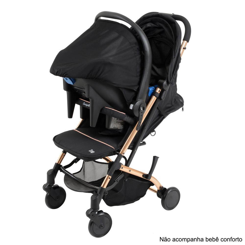 Carrinho de Bebê para Passeio Burigotto Zap 0 Meses até 15 Kg Cobre