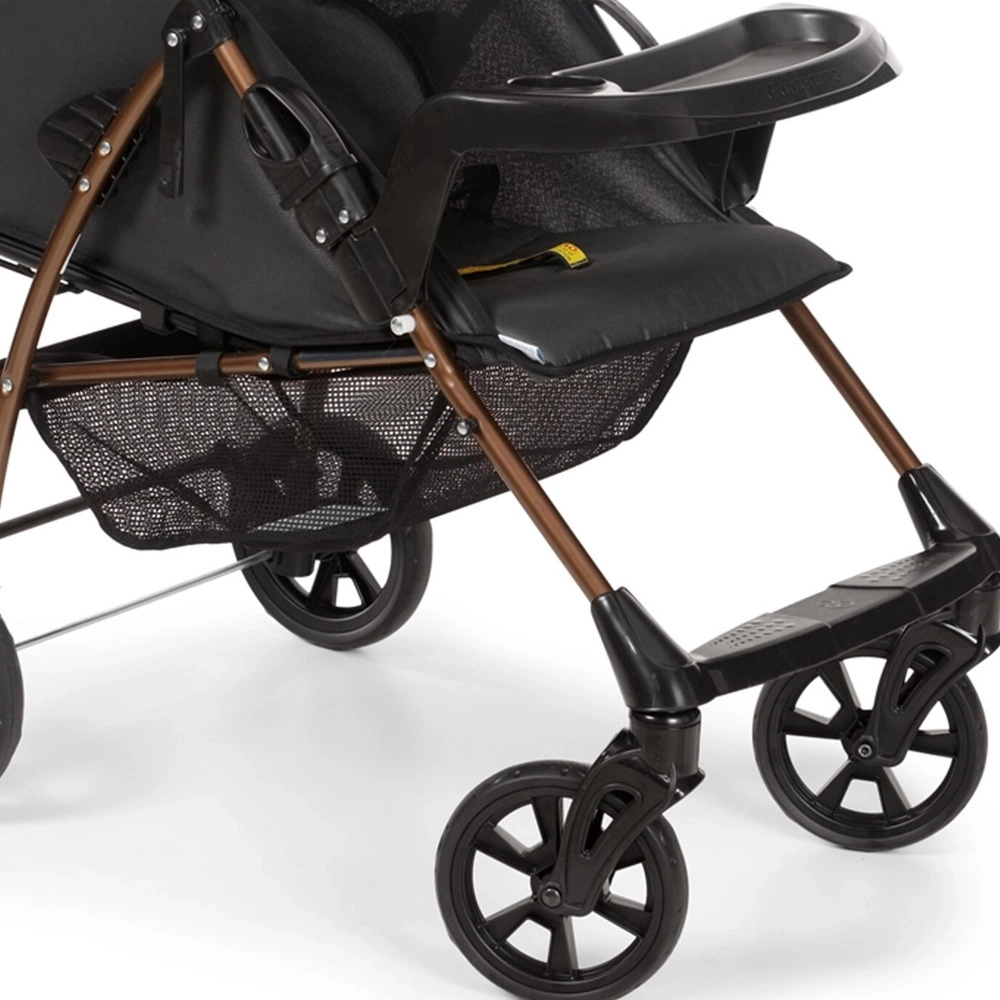 Carrinho de Bebê para Passeio Galzerano Romano 1035 de 0 Meses até 15kg Preto com Cobre