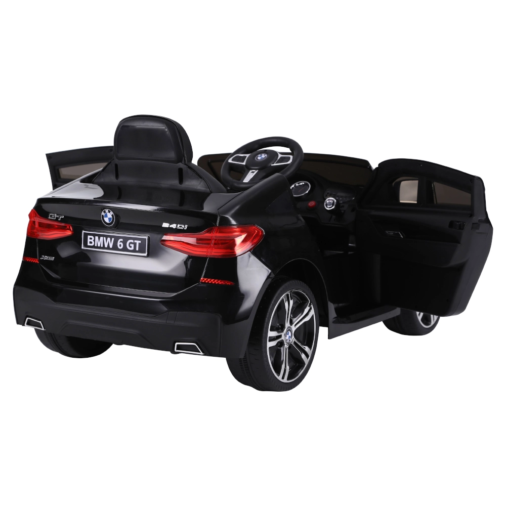Carrinho Eletrico Infantil Bmw 6 Gt Gran Turismo, 12v com Controle Remoto Belfix Bel Brink Preto