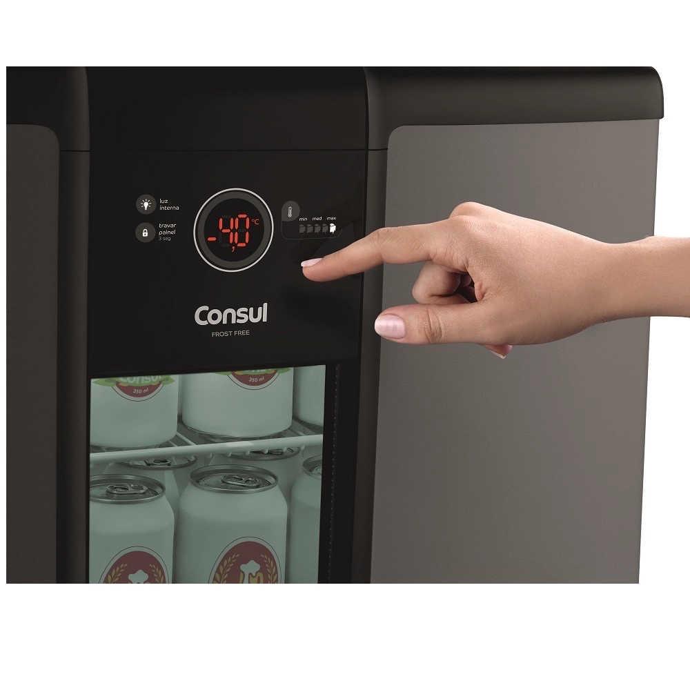 Cervejeira Consul Mais Czd12 82 Litros Titanium 127v