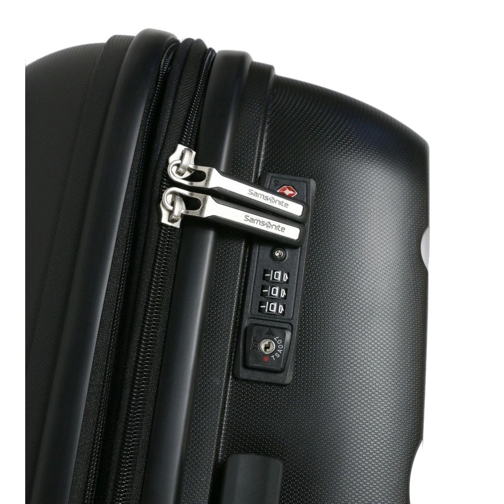 Conjunto de Malas de Viagem Expansível em Polipropileno Samsonite Spin Air 2pcs P/m Tsa Preta