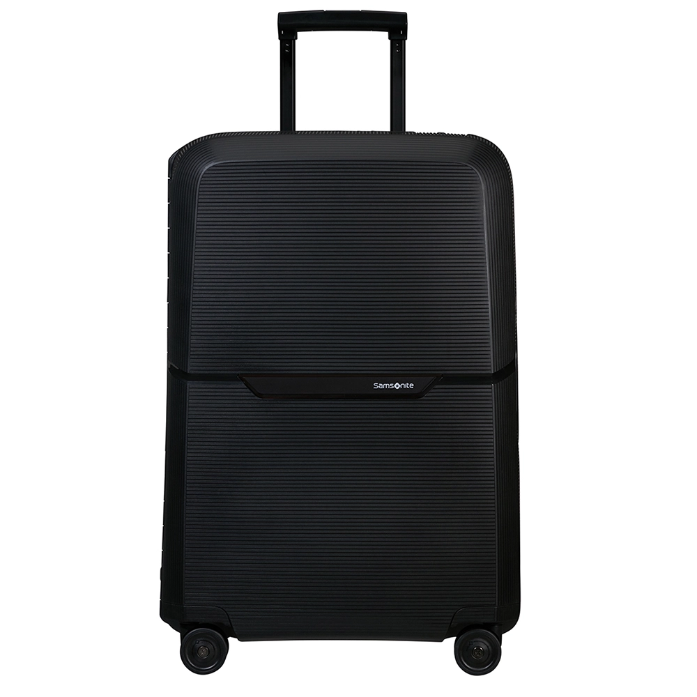Conjunto de Malas Magnum Eco Samsonite Polipropileno Cadeado Tsa e Rodas Duplas 3 Pçs P/M/G Preto