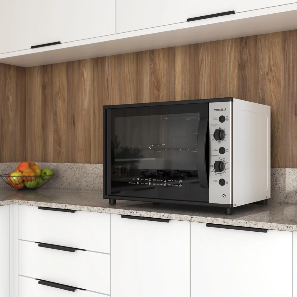 Forno Elétrico de Bancada Nardelli Smart 60 Litros Preto