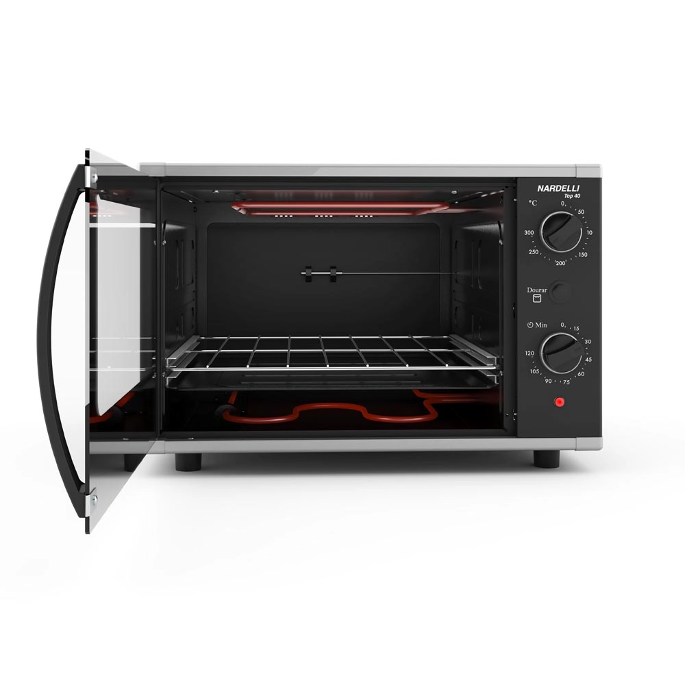 Forno Elétrico de Bancada Nardelli Top 40 Litros Preto