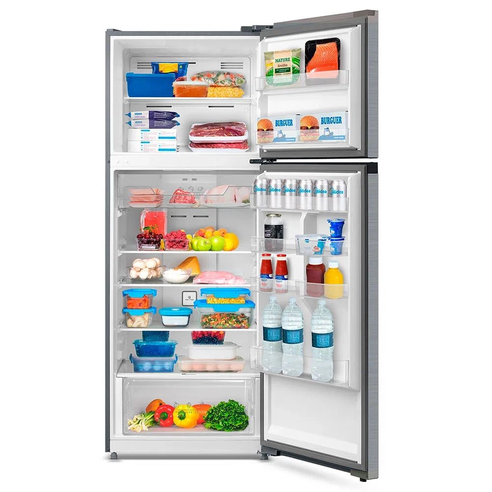 Geladeira Frost Free Midea MD-RT645MTA461 Duplex 463l Slim Cor Inox 127v