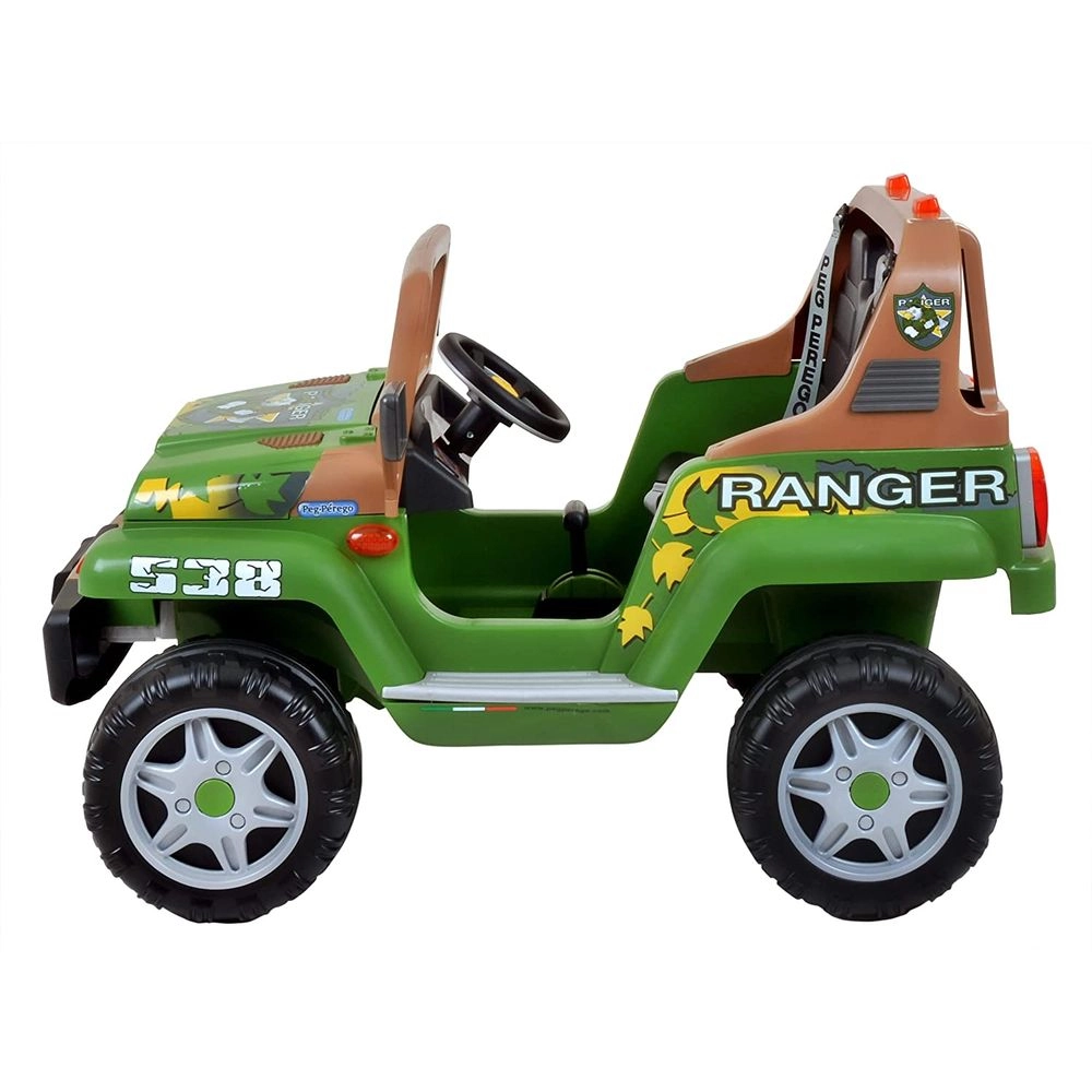 Jipe Eletrico Infantil Peg-pérego Ranger 538 Bateria 12v Verde