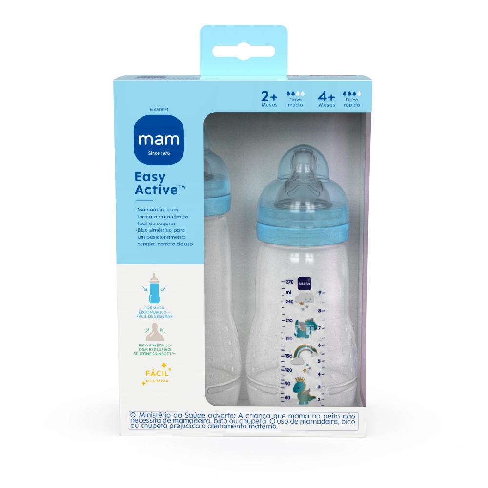Kit Mamadeira Mam Easy Active Set Duo