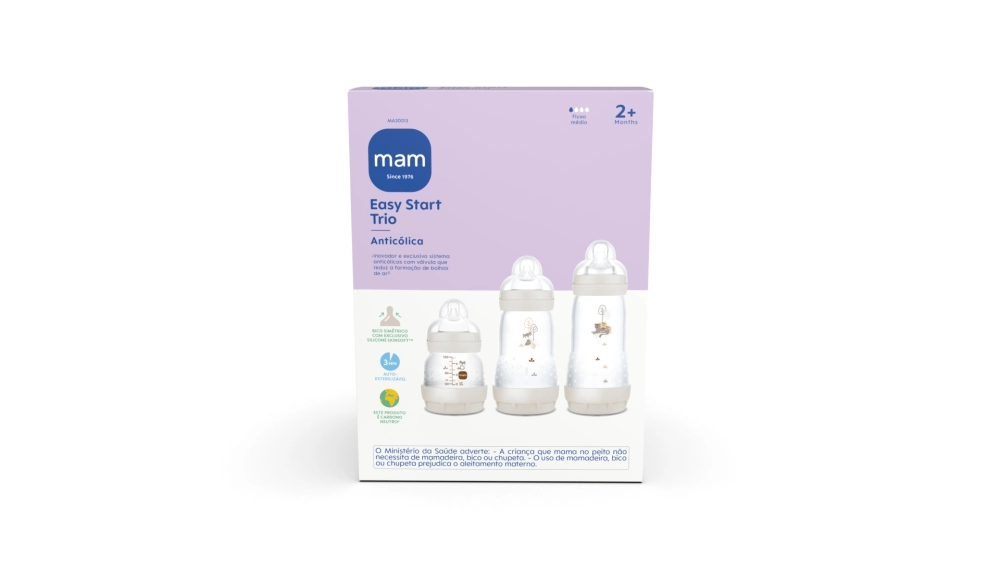 Kit Mamadeira Mam Easy Start Anticólica Trio