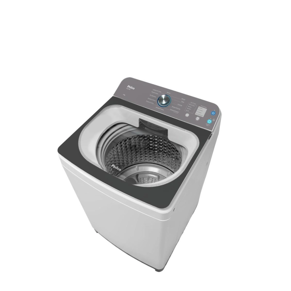 Máquina de Lavar Philco Plr14a 14kg 12 Tipos de Lavagem Branca