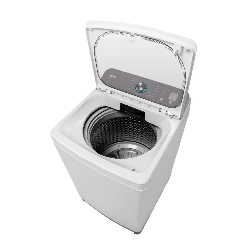 Máquina de Lavar Philco Plr14a 14kg 12 Tipos de Lavagem Branca