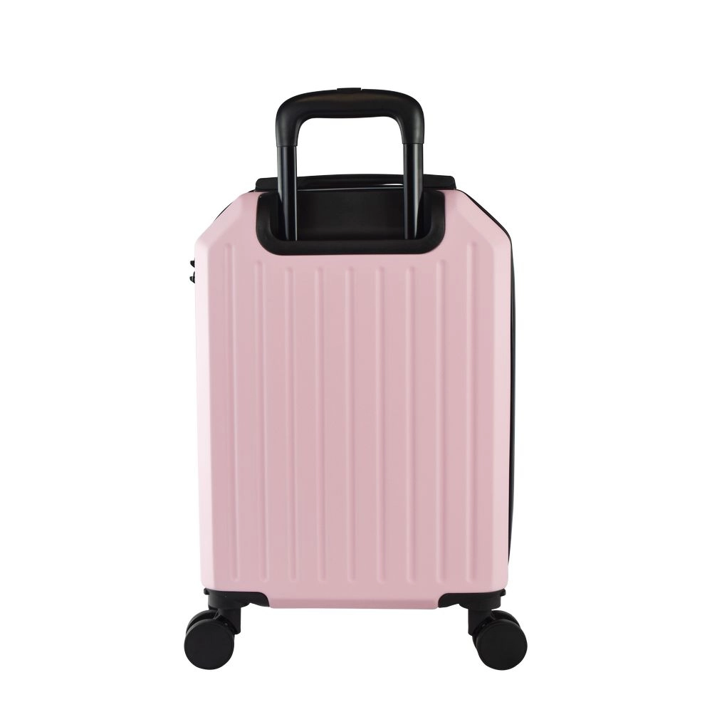 Mala de Bordo Abs para Viagem Yins Angle 21162 Cadeado Integrado Rodas Giro 360 Rosa