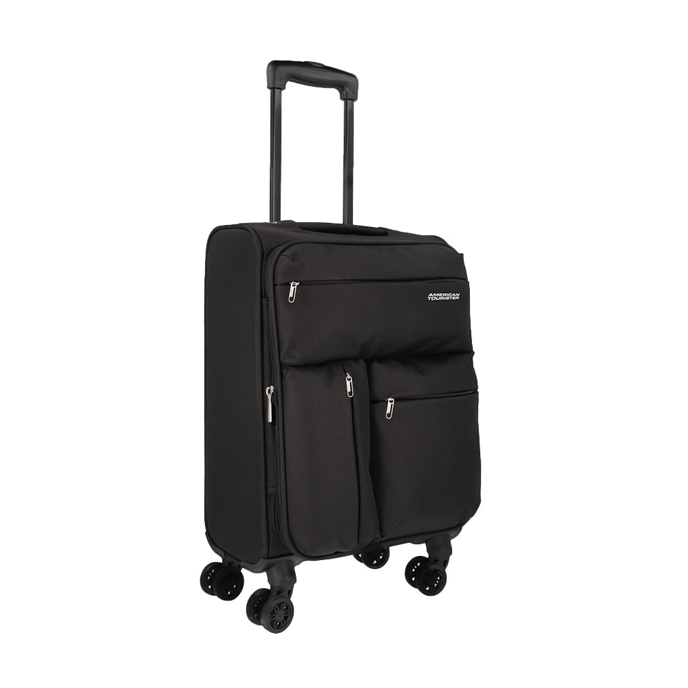 Mala de Bordo American Tourister By Samsonite New Rio Poliéster Expansível Tsa Preta