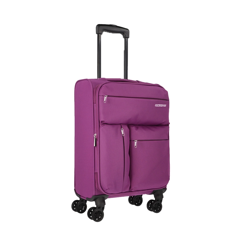 Mala de Bordo American Tourister By Samsonite New Rio Poliéster Expansível Tsa Rosa