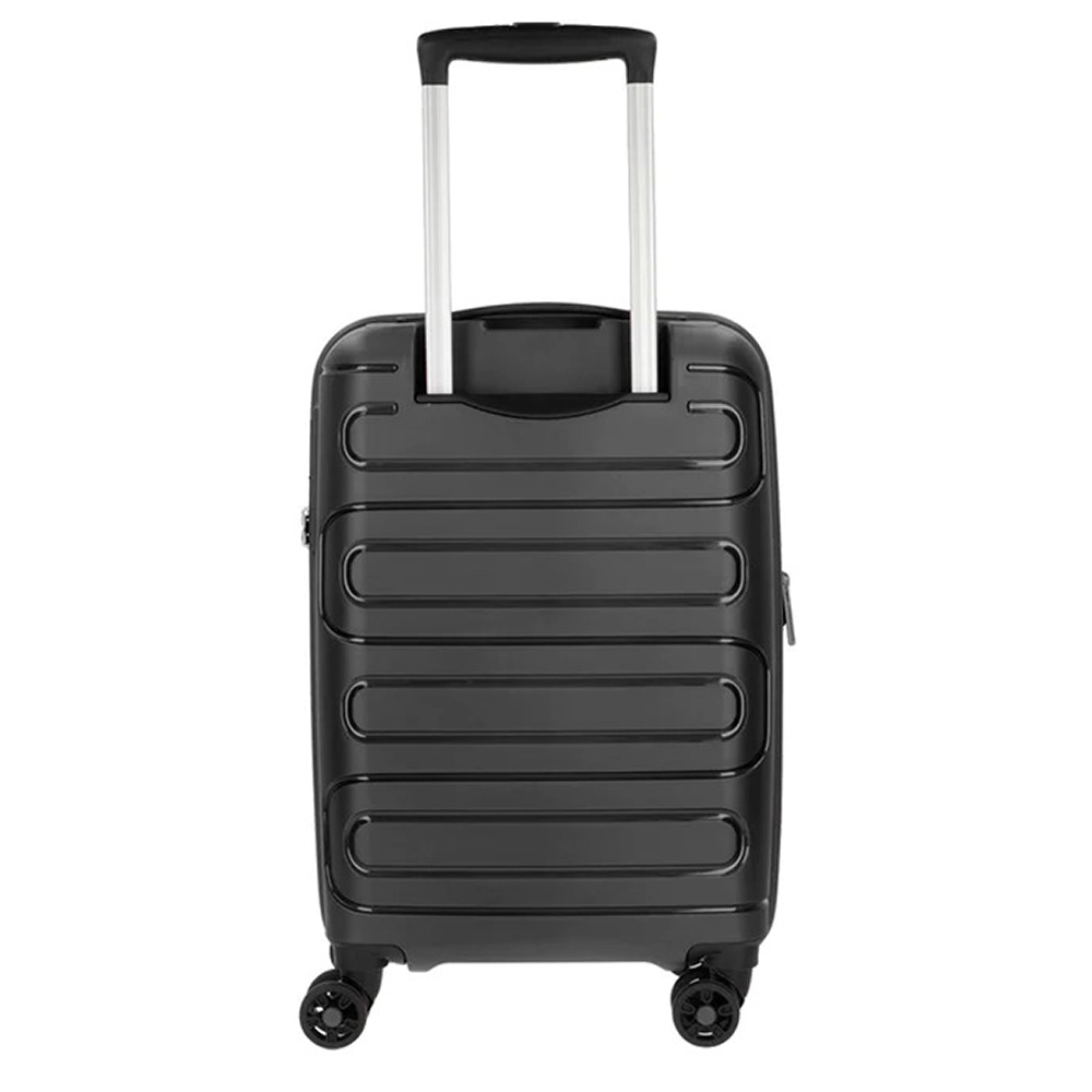 Mala de Bordo Expansível em Polipropileno American Tourister By Samsonite Sunside e Tsa Preto