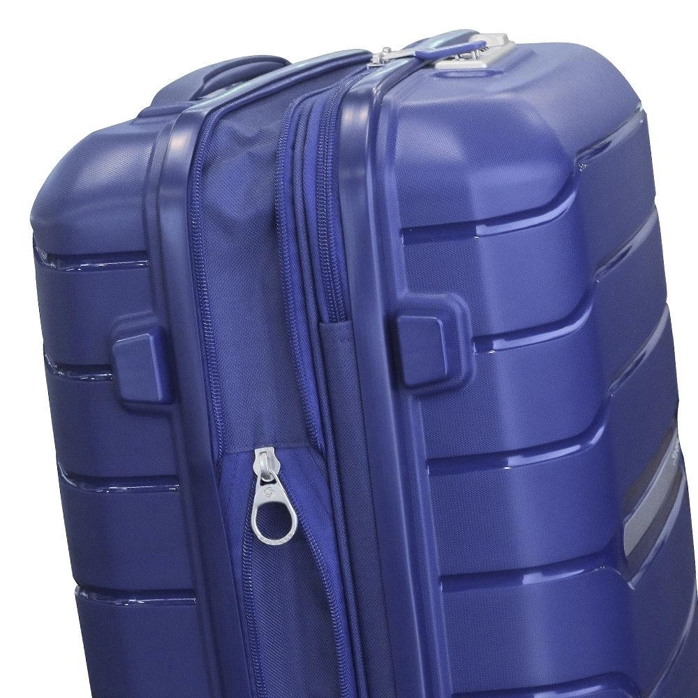 Mala de Bordo Samsonite Octolite Polipropileno Expansível Tsa Azul