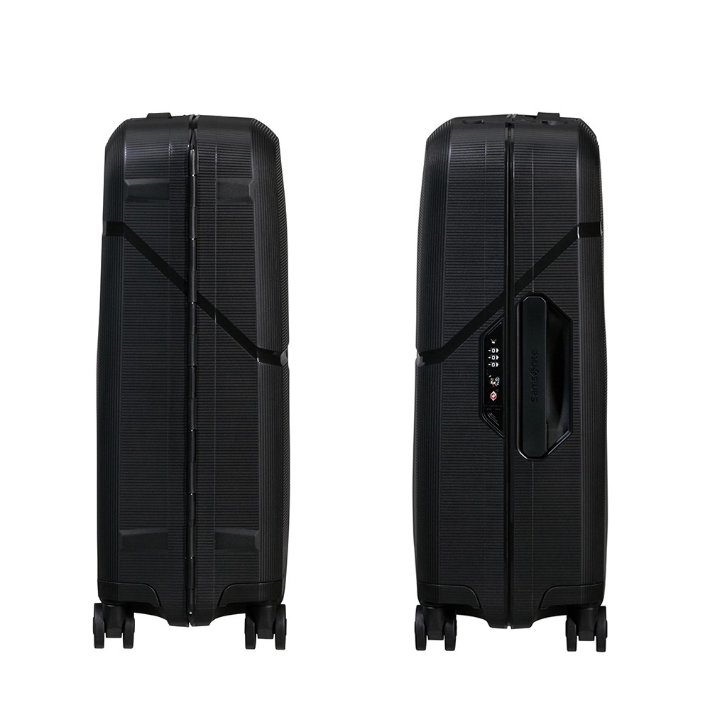 Mala de Bordo Samsonite Magnum Eco Polipropileno Tsa Preta