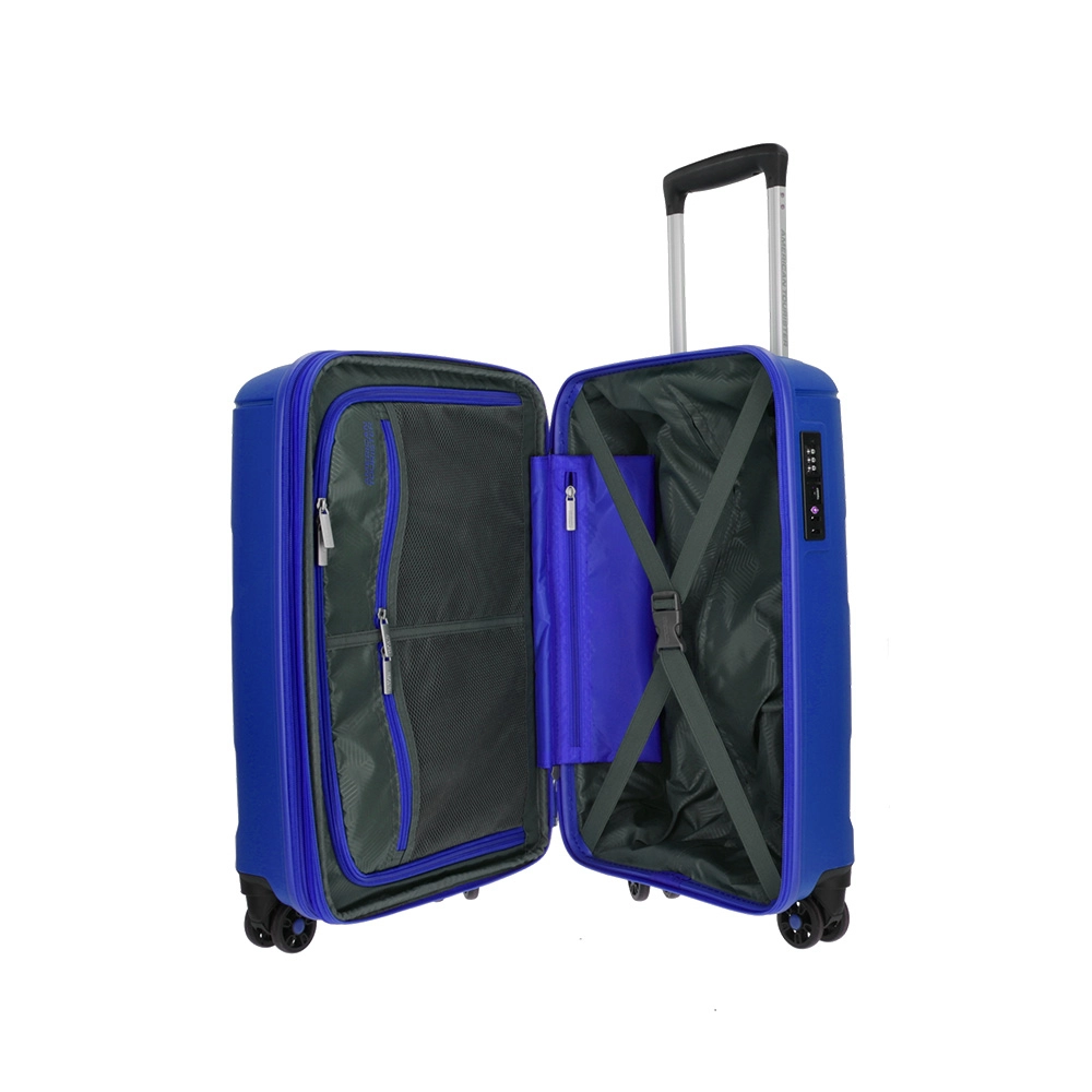 Mala de Bordo American Tourister By Samsonite Sunside Polipropileno Tsa Azul