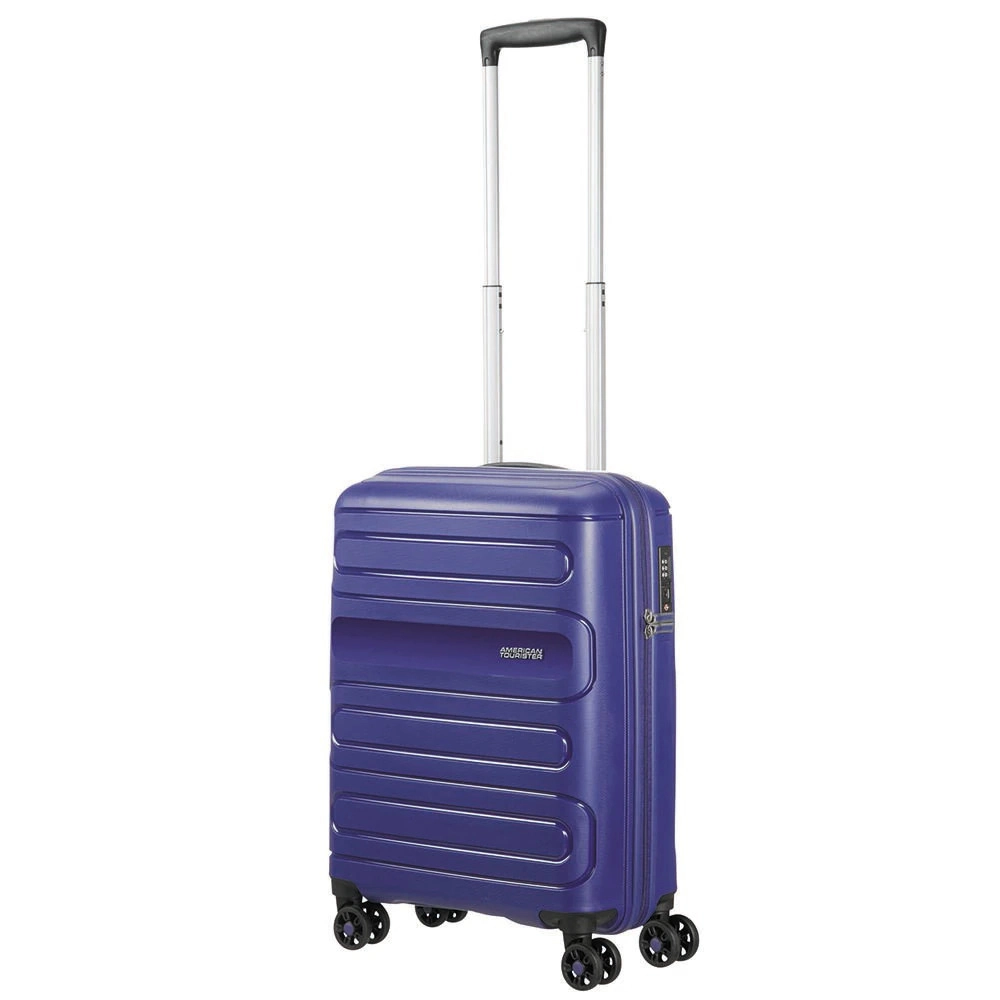 Mala de Bordo Pequena em Polipropileno American Tourister Sunside Cadeado Tsa Azul