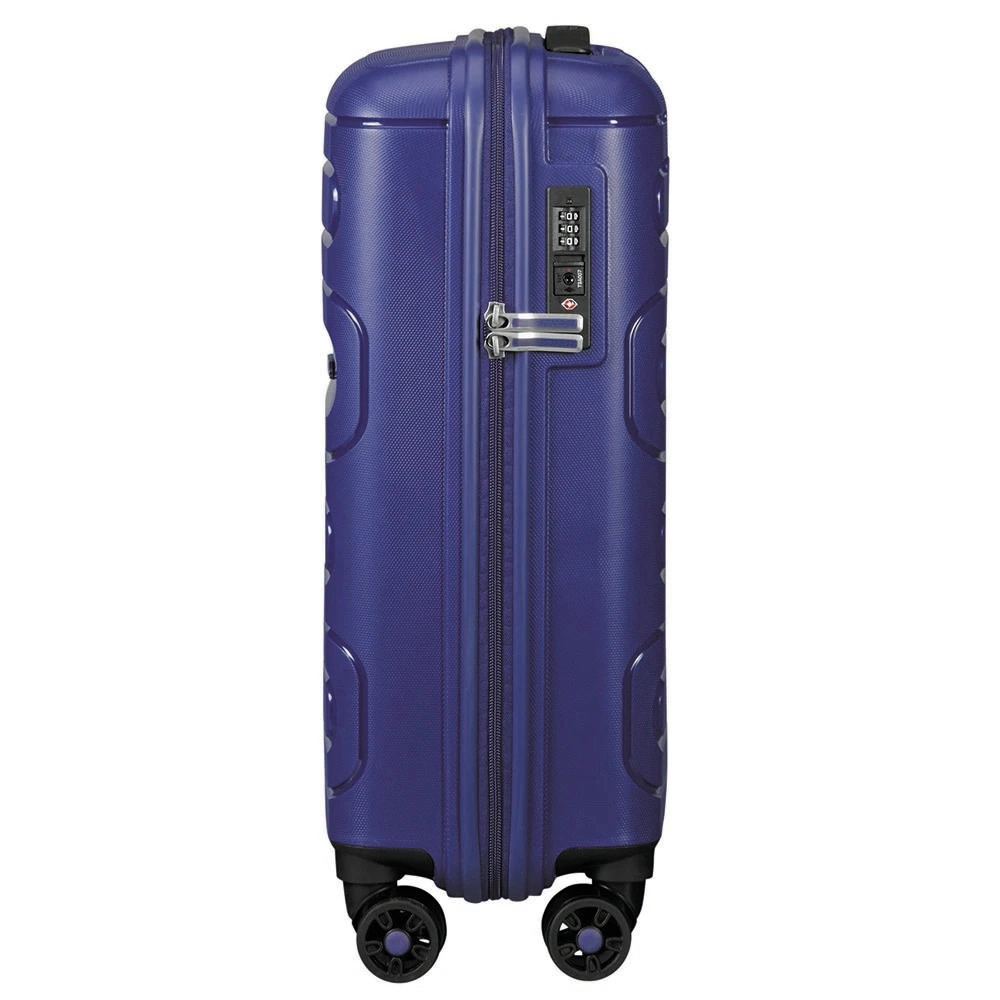 Mala de Bordo Pequena em Polipropileno American Tourister Sunside Cadeado Tsa Azul