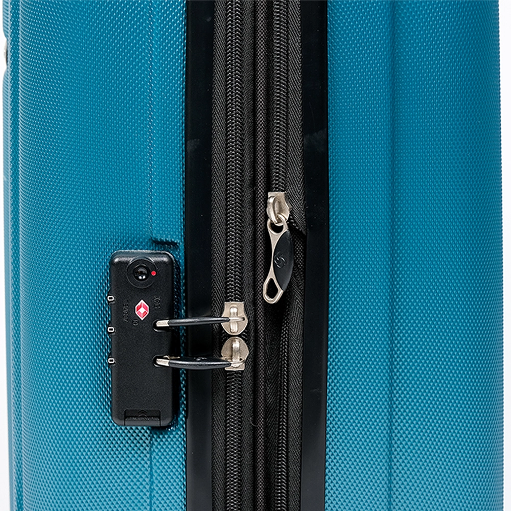 Mala de Bordo Samsonite Fiero Expansível ABS  Expansível Tsa Azul