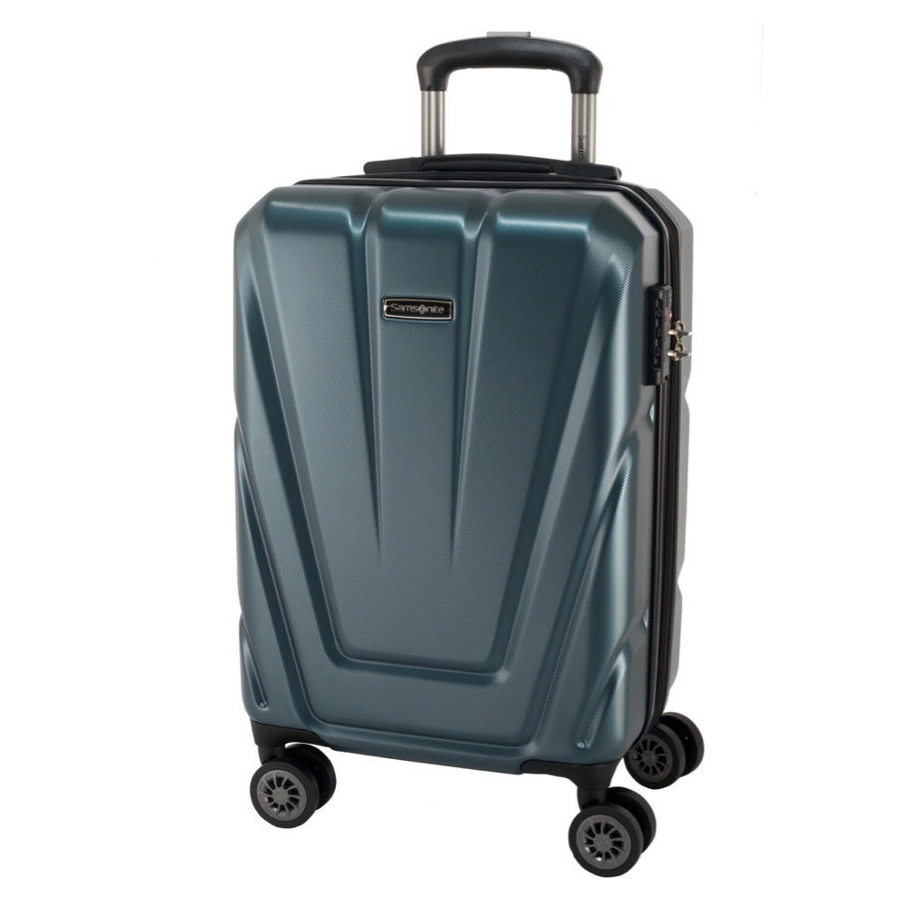 Mala de Bordo Pequena Expansivel em Policarbonato Samsonite Vegas Cadeado Tsa e Rodas Duplas Verde