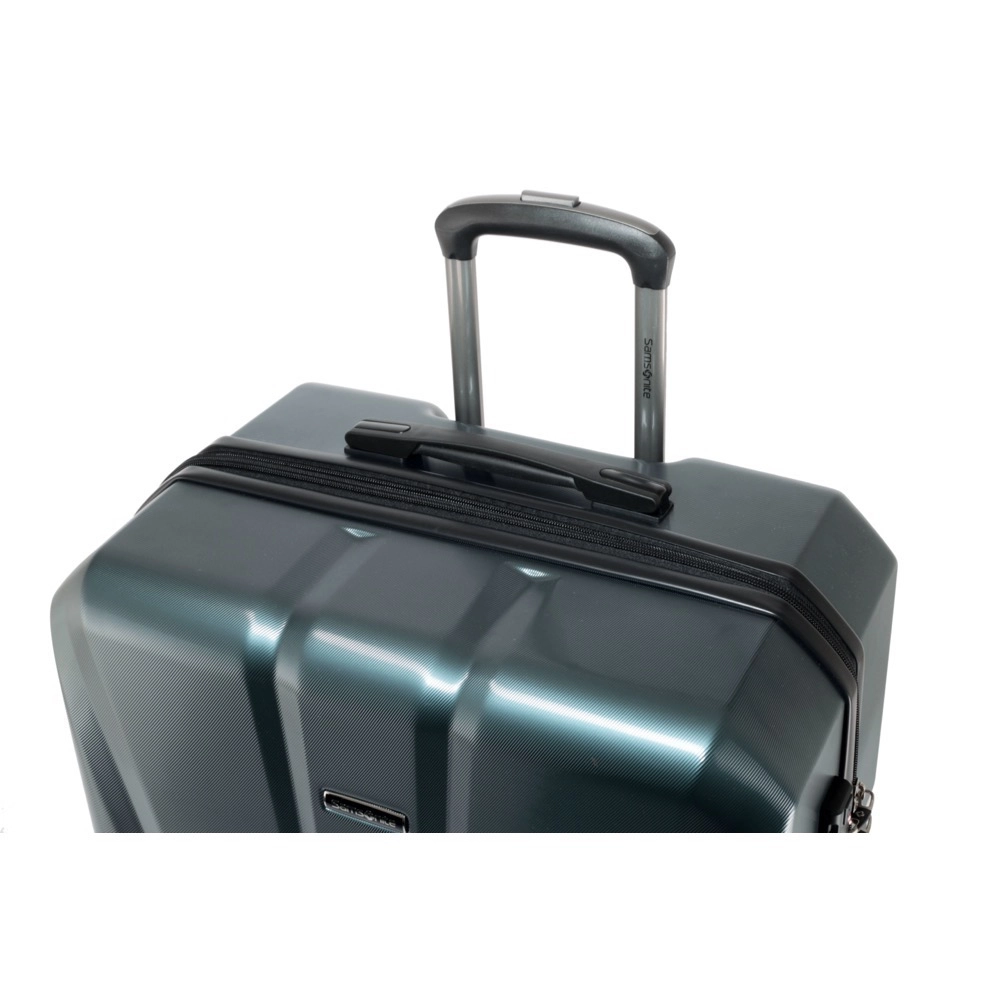 Mala de Bordo Pequena Expansivel em Policarbonato Samsonite Vegas Cadeado Tsa e Rodas Duplas Verde