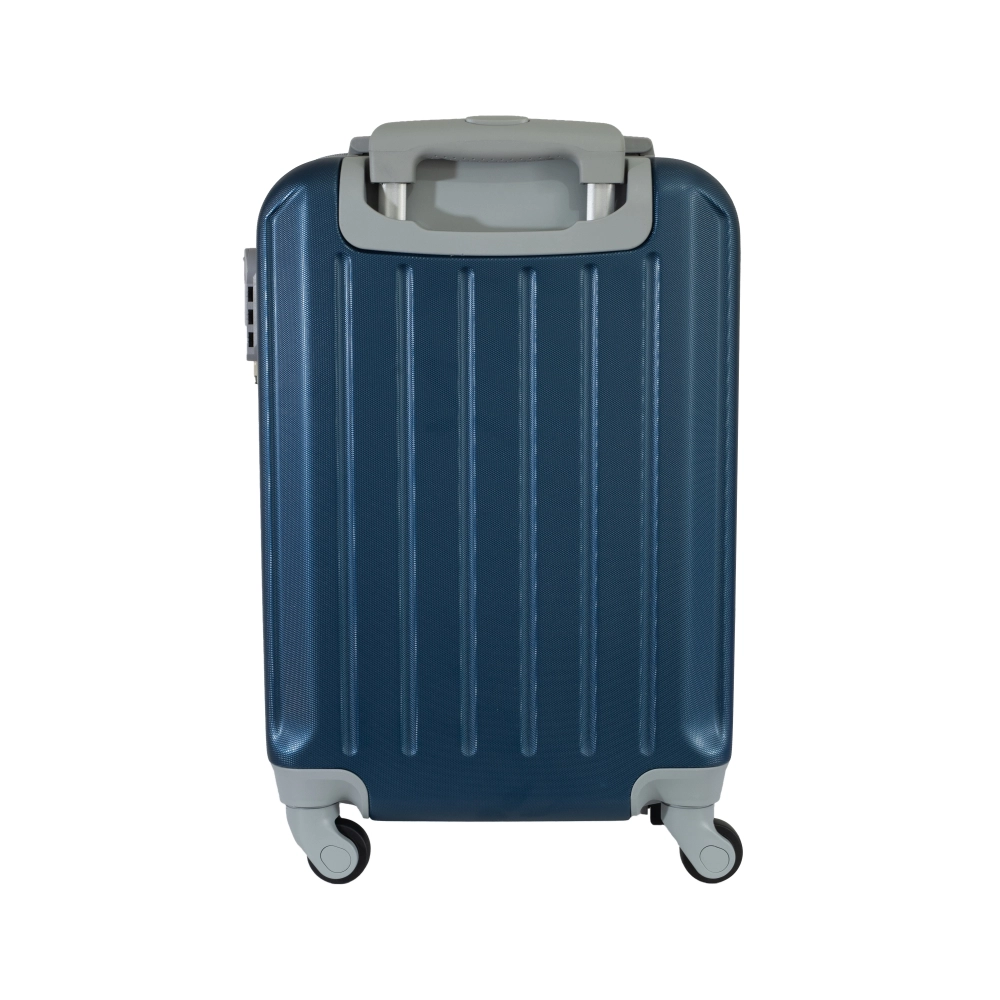 Mala de Bordo Pequena para Viagem Abs Ika Scorpion Cadeado Integrado Rodas Giro 360º Azul Marinho