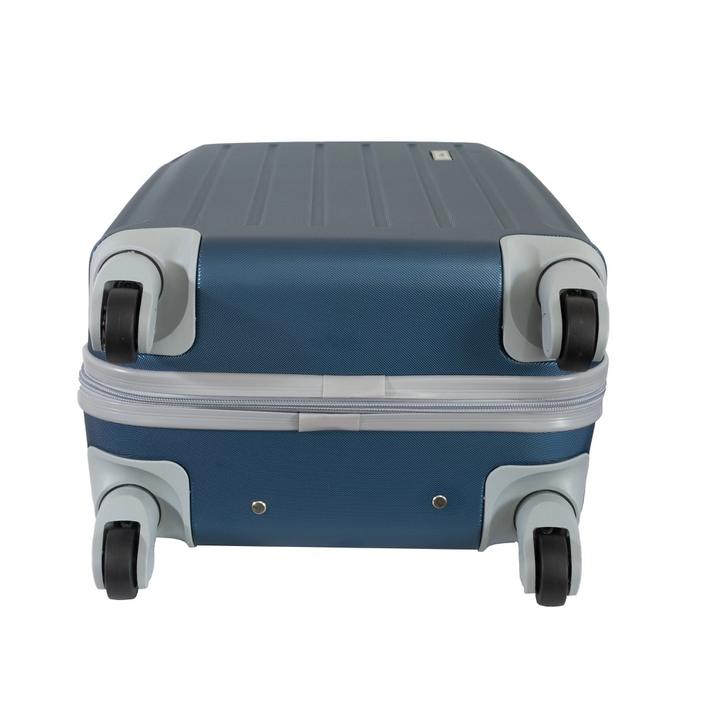 Mala de Bordo Pequena para Viagem Abs Ika Scorpion Cadeado Integrado Rodas Giro 360º Azul Marinho