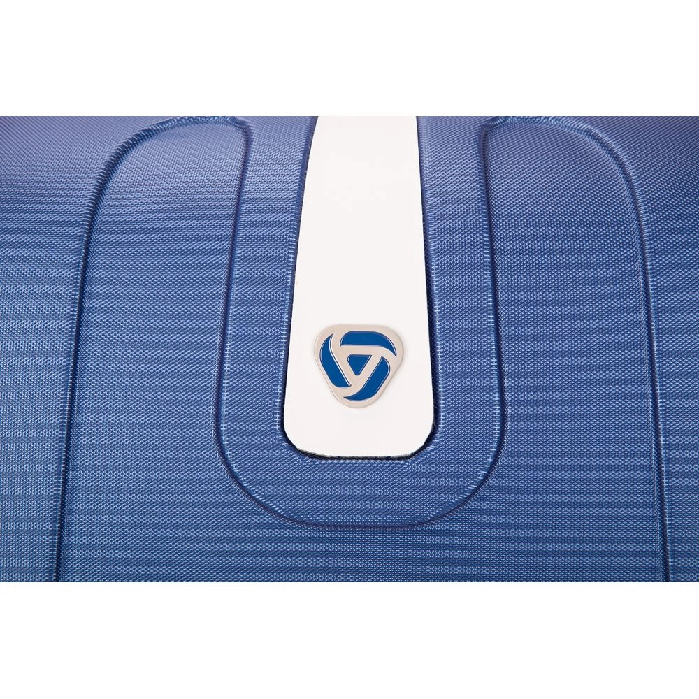 Mala de Bordo Pequena para Viagem Abs Yins Aerolook 01083 Cadeado Integrado Rodas Giro 360 Azul