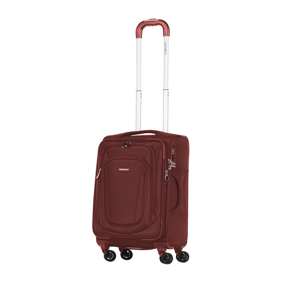 Mala de Bordo Samsonite Kick Air Poliester Expansível Tsa Vermelha