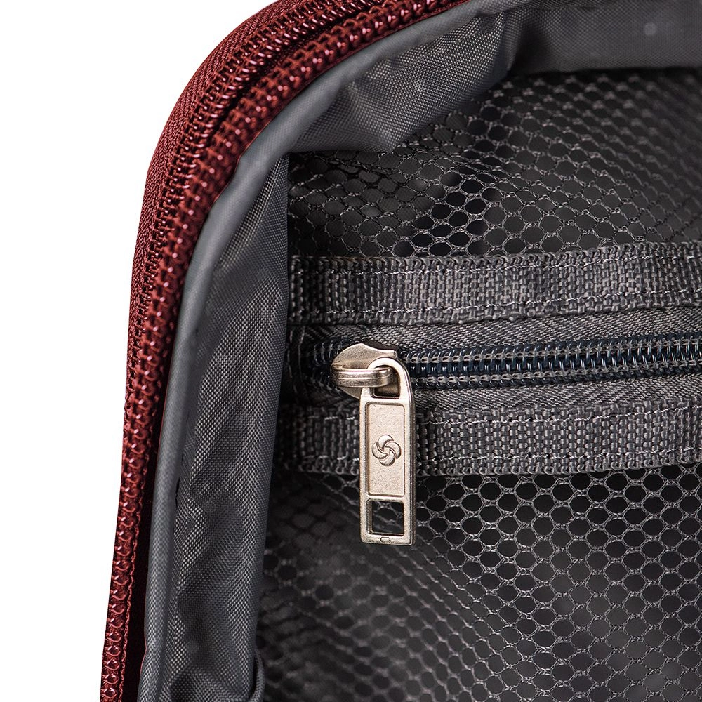 Mala de Bordo Samsonite Kick Air Poliester Expansível Tsa Vermelha