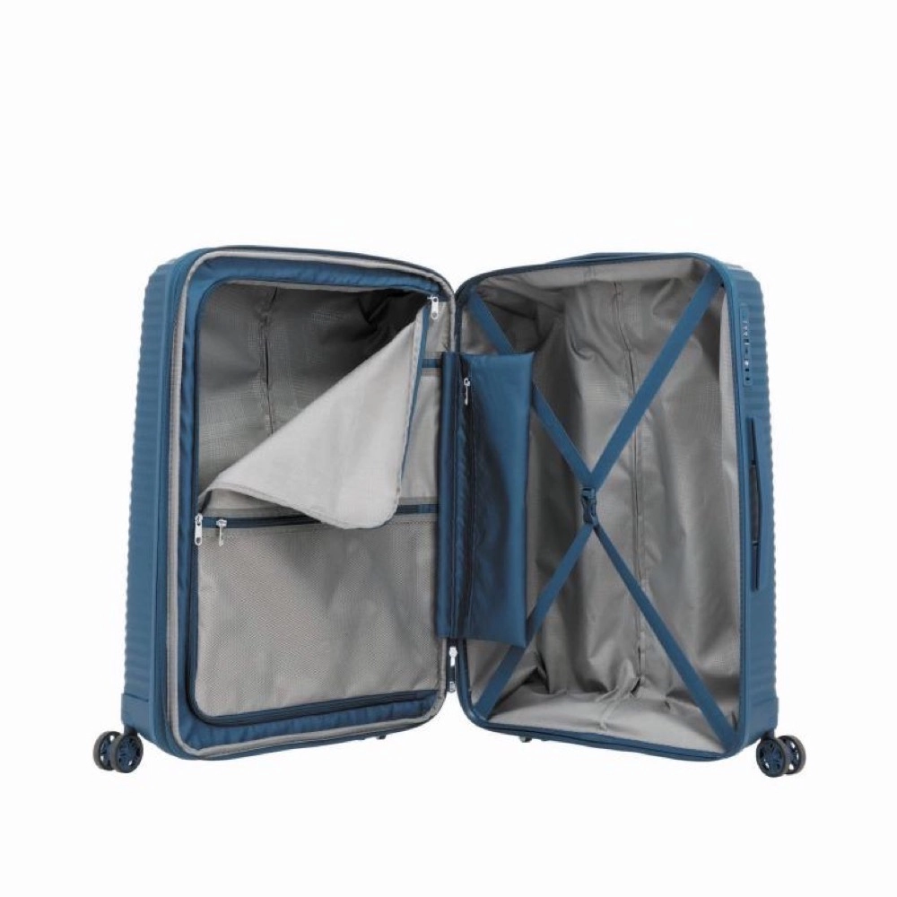 Mala de Bordo Samsonite Varro Polipropileno Expansível Tsa Marinho