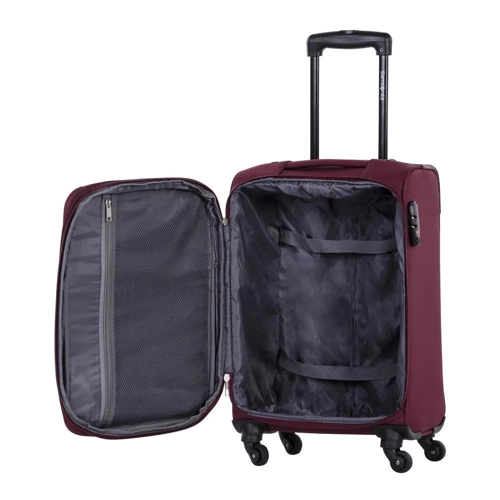 Mala de Bordo Samsonite Bahia Poliéster Expansível Tsa Vinho
