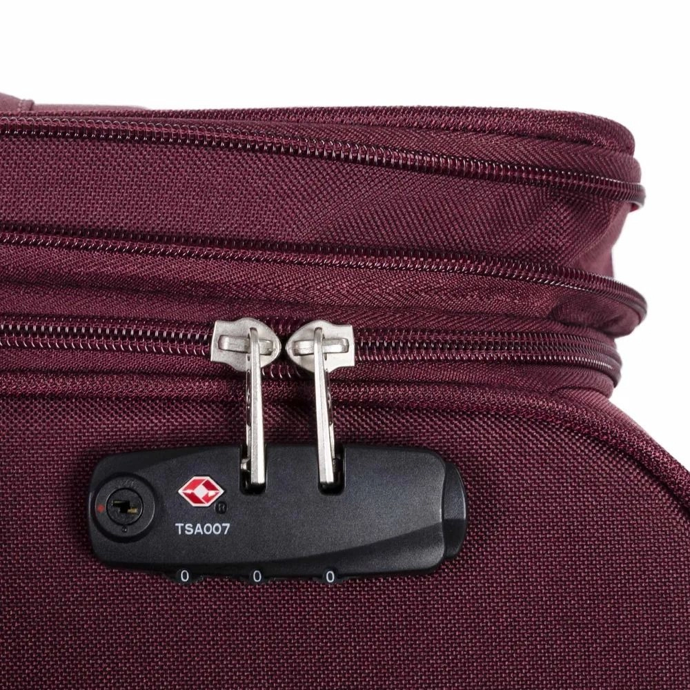 Mala de Bordo Samsonite Bahia Poliéster Expansível Tsa Vinho