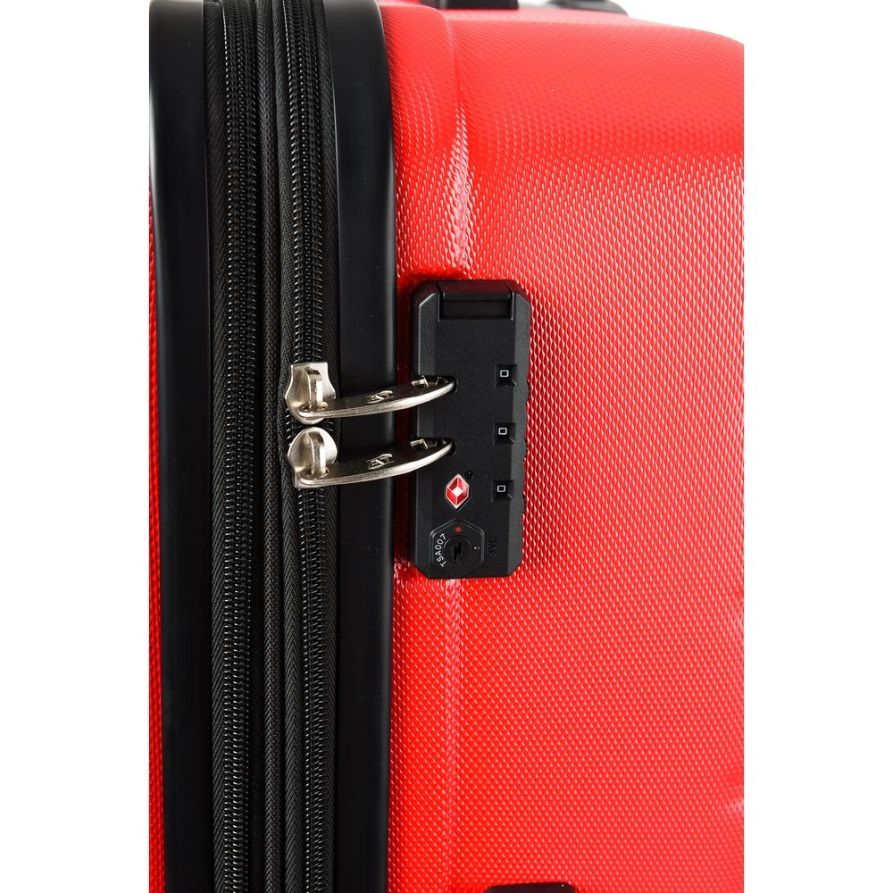 Mala de Bordo American Tourister By Samsonite Recife ABS Tsa Vermelha