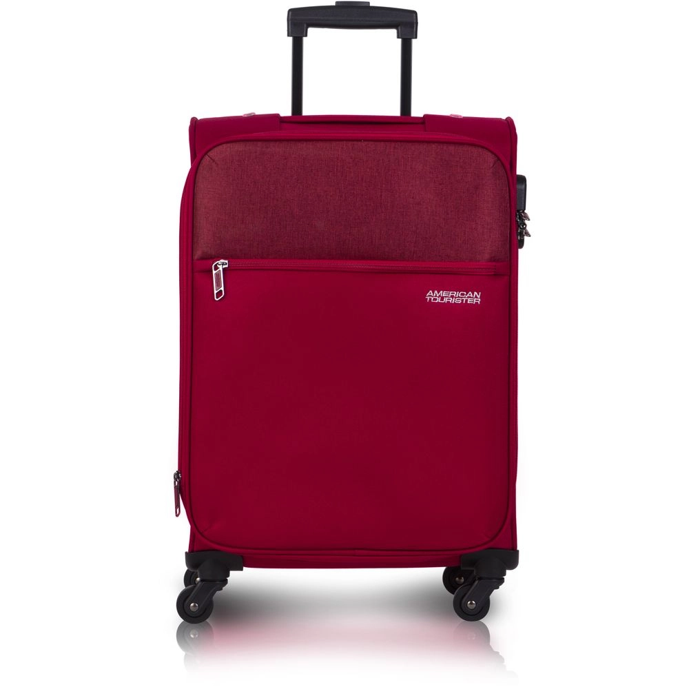 Mala de Bordo American Tourister By Samsonite Frankfurt Poliester Expansível Tsa Vermelha
