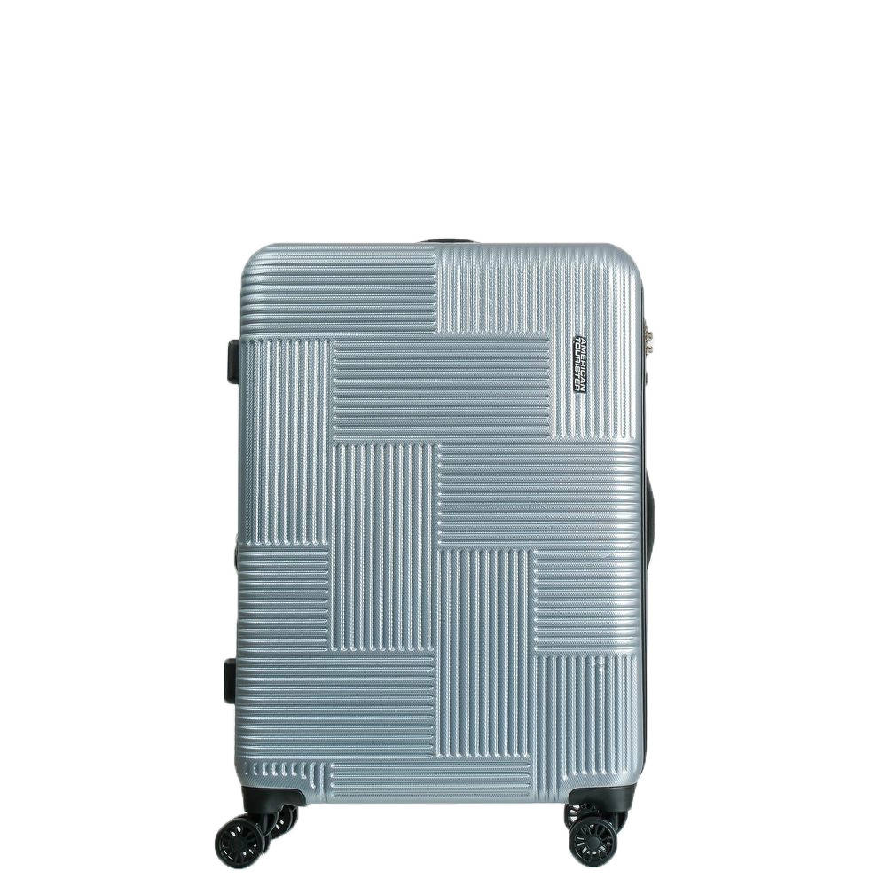 Mala de Viagem Grande Abs Expansível American Tourister By Samsonite Cuiabá Cadeado Tsa Prata
