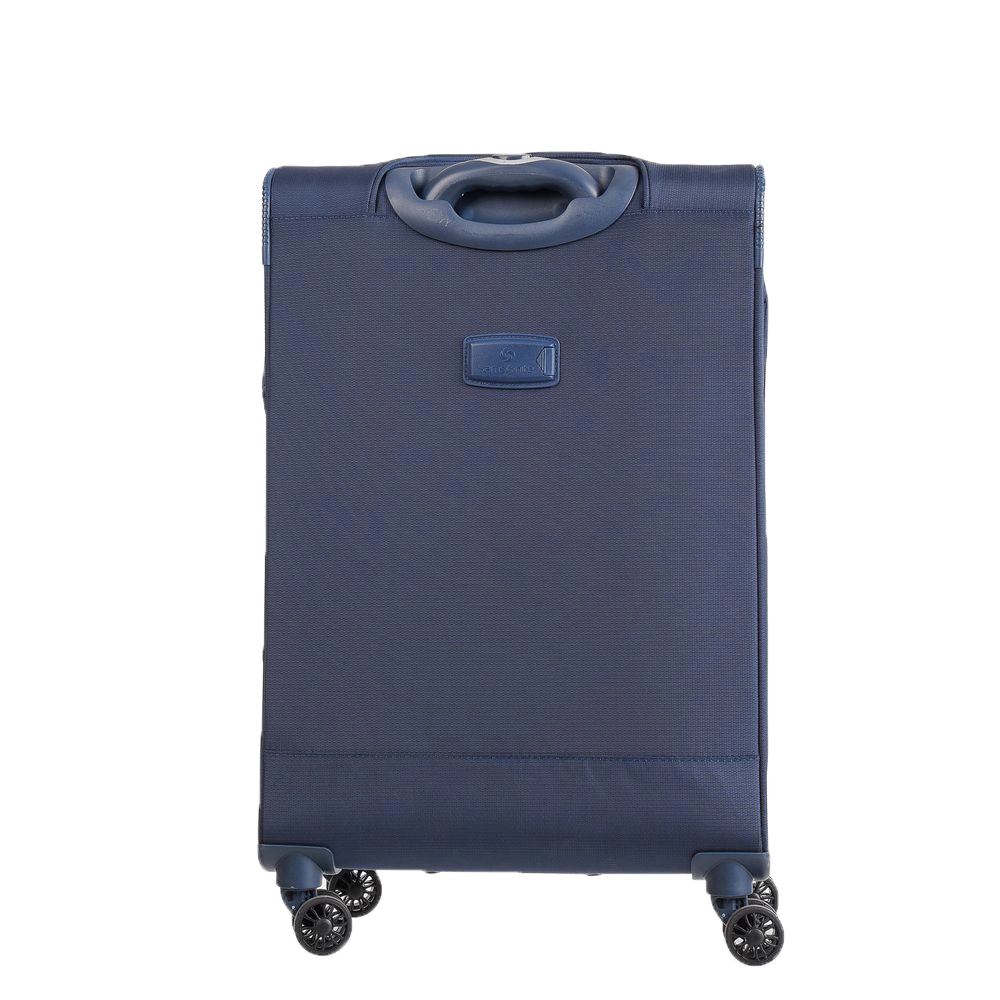Mala de Viagem Grande em Poliester Samsonite Kick Air Cadeado Tsa e Rodas Duplas 360 Azul